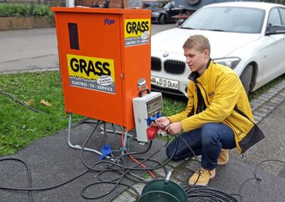 Baustrom von Elektro Grass